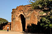 Bagan Myanmar. The ruined gate of Dhammayangyi. 